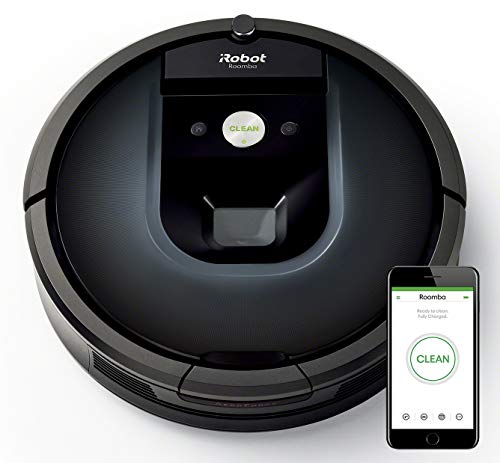 iRobot Roomba 981 - Robot Aspirador para Alfombras con Potencia de Succión, Multi Habitación, Tecnología Dirt Detect, Conexión WiFi y Programable por App, Compatible Alexa iRobot Roomba 981 - Robot Aspirador para Alfombras con Potencia de Succión, Multi Habitación, Tecnología Dirt Detect, Conexión WiFi y Programable por App, Compatible Alexa