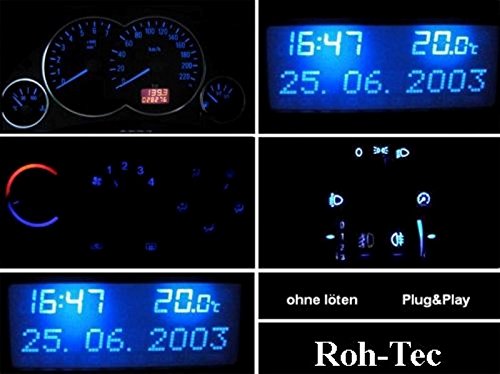 Juego de iluminación de cabina para Opel Astra G, Zafira, Agila, color azul, rojo, verde, blanco Juego de iluminación de cabina para Opel Astra G, Zafira, Agila, color azul, rojo, verde, blanco
