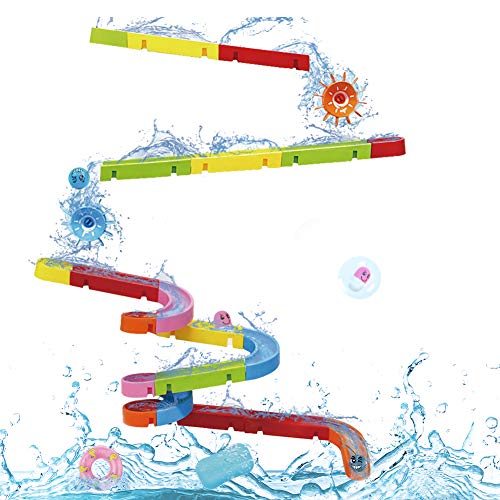 Juguetes de Baño Juguetes Bañera Puzzle DIY Pista Hora del Baño Juego Bricolaje con Bola Rodante para Niños Niñas 3 4 5 6 Años. Juguetes de Baño Juguetes Bañera Puzzle DIY Pista Hora del Baño Juego Bricolaje con Bola Rodante para Niños Niñas 3 4 5 6 Años.