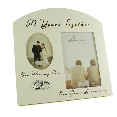 Marco de fotos con motivo del 50º aniversario de bodas