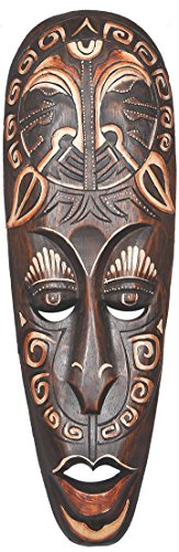 Máscara SENGE 50 cm, madera de máscara de Bali, pared Máscara, decoración de pared, madera Máscara