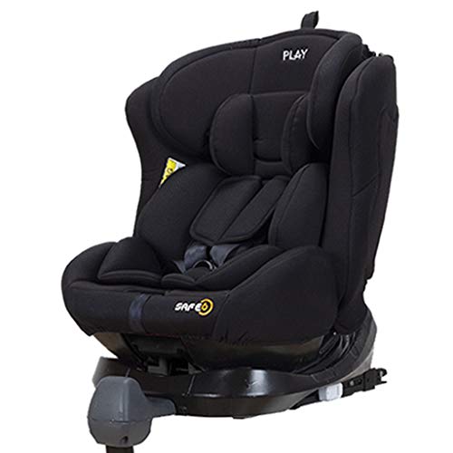 Play Safe 6 30191 311 - Silla de Coche, Grupo 0 1 2 3, Unisex, Negro