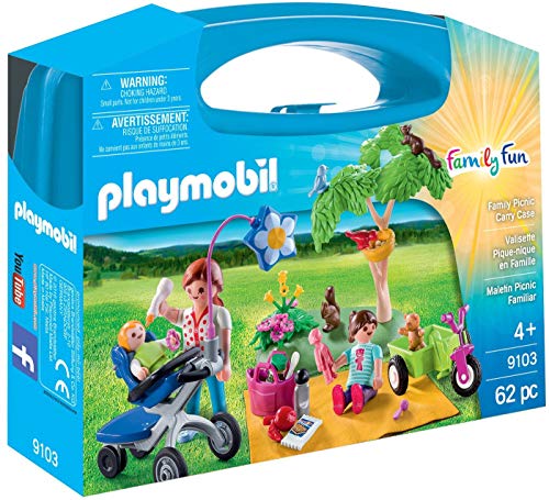 PLAYMOBIL- Maletín Grande Picnic Familiar, única (9103)