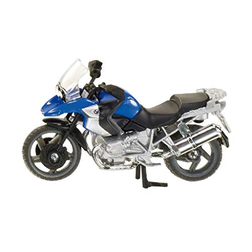 SIKU BMW R1200 GS Preassembled Motocicleta - Modelos de vehículos de Tierra (Preassembled, BMW R1200 GS, Motocicleta, Principiante, Negro, Azul, Acero Inoxidable)