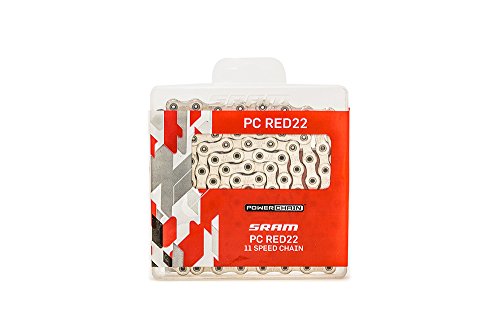 SRAM 00.2518.005.003 Cadena Red 22, Hollowpin, 114 eslabones, 11v, Unisex Adulto SRAM 00.2518.005.003 Cadena Red 22, Hollowpin, 114 eslabones, 11v, Unisex Adulto