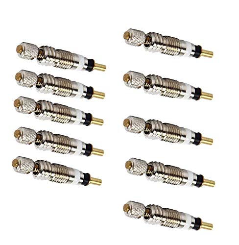 TATAFUN Núcleos de válvula Presta -10 PCS Presta Valve Core Extraíbles, Universales TATAFUN Núcleos de válvula Presta -10 PCS Presta Valve Core Extraíbles, Universales