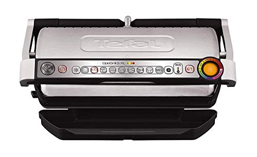 Tefal Optigrill XL GC722D - Plancha Grill 2000W, 9 modos de cocción y 4 temperaturas ajustables, indicador del progreso Tefal Optigrill XL GC722D - Plancha Grill 2000W, 9 modos de cocción y 4 temperaturas ajustables, indicador del progreso