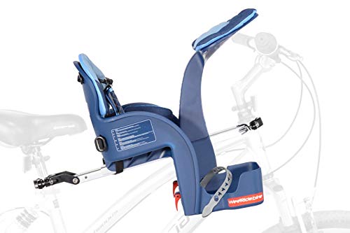 Weeride Safe Front Deluxe Sillita Infantil para Bicicleta, Unisex bebé, Denim, 0 Weeride Safe Front Deluxe Sillita Infantil para Bicicleta, Unisex bebé, Denim, 0