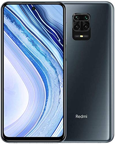 Xiaomi Redmi Note 9 Pro - Smartphone de 6.67" (6 GB RAM, 64 GB ROM, cámara AI Quad de 64 MP, batería de 5020 mAh) Interstellar Grey [International Version]