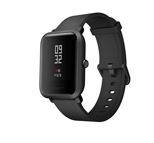AMAZFIT Bip Smartwatch Monitor de Actividad Pulsómetro Ejercicio Fitness Reloj Deportivo (Versión Internacional) Negro/Black