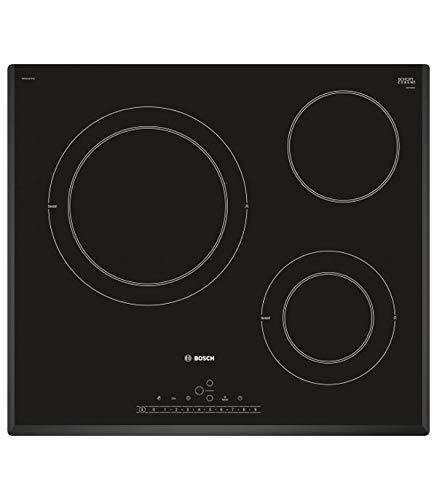 Bosch Serie 6 PKK651FP2E - Placa Vitroceramica Integrado, Vidrio y cerámica, Negro, 1200 W