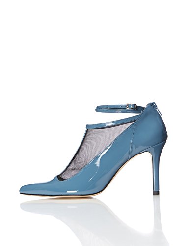 find. Zapatos Estilo Mary Jane de Charol para Mujer, Azul (Blue), 40 EU