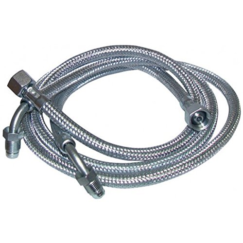 Franco belge - Latiguillos gasoil - H3/8" x M1/4 codo 90° lg 900mm (2 piezas) - : 183005 Franco belge - Latiguillos gasoil - H3/8" x M1/4 codo 90° lg 900mm (2 piezas) - : 183005