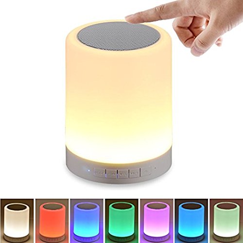 HF morning Lámpara LED de Mesa lamparas mesilla con altavoz Bluetooth Inalámbrico luz nocturna niños de color regulable Luz de Noche con control táctil Llamada de Manos Libres Bluetooth HF morning Lámpara LED de Mesa lamparas mesilla con altavoz Bluetooth Inalámbrico luz nocturna niños de color regulable Luz de Noche con control táctil Llamada de Manos Libres Bluetooth