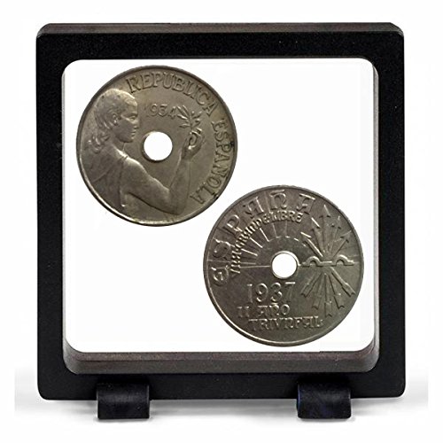 IMPACTO COLECCIONABLES Monedas Antiguas - La Guerra Civil Española, 25 Céntimos 1934 y 1937