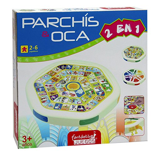 JUINSA- Parchís Oca automático, 6 Jugadores, 37 x 37 cm (9626.0)