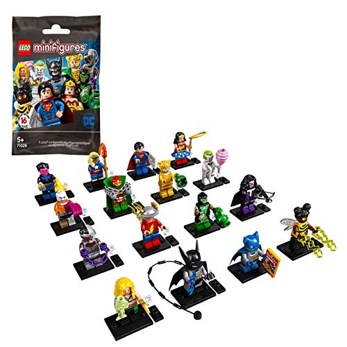 LEGO Minifigures - Dc Super Heroes Series, Sobre Sorpresa con 1 Minifigura Coleccionable del Universo de Superhéroes de Dc, Novedad 2020, modelo surtido (71026)