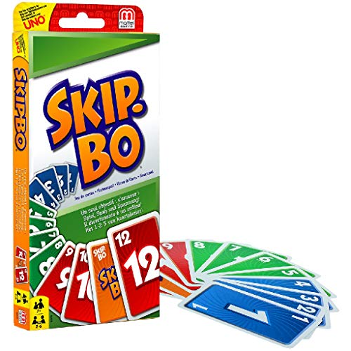 Mattel Games - Skip-Bo, Juego de Cartas (52370) Mattel Games - Skip-Bo, Juego de Cartas (52370)