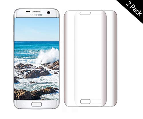 OUJD Protector Pantalla para Samsung Galaxy S7 Edge ( Paquete de 2 ) - Samsung Galaxy S7 Edge, Cristal Vidrio Templado Premium