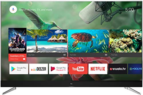 TCL U49C7006 - Televisor de 49 pulgadas, Smart TV con 4K UHD, HDR Premium, Wide Color Gamut, Android TV y JBL by HARMAN, Aluminio Cepillado [Clase de eficiencia energética A+]