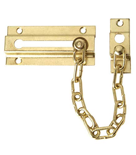 WOLFPACK LINEA PROFESIONAL 3090440 Cadena Seguridad Puerta Latonada (Blister 1 Pieza) WOLFPACK LINEA PROFESIONAL 3090440 Cadena Seguridad Puerta Latonada (Blister 1 Pieza)