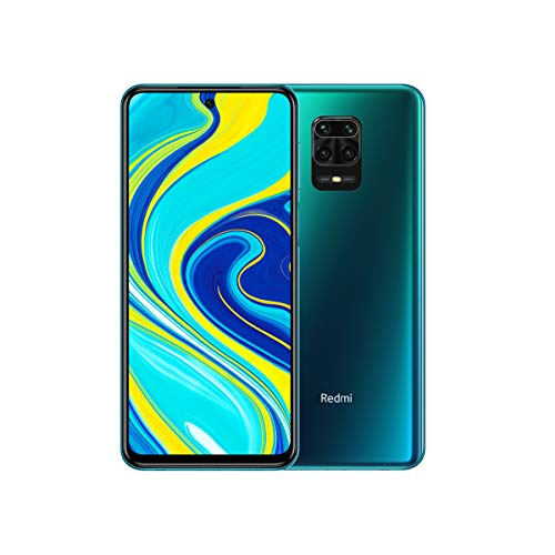 XIAOMI Redmi Note 9S - Smartphone con Pantalla 6,67” FHD+ DotDisplay (Snapdragon 720G, 6+128GB, Cámara cuádruple de 48MP, 5020mAh, Sensor de Huella Lateral) Azul Aurora [Versión Internacional]