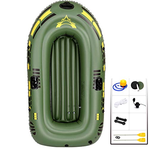 YUESFZ Kayaks y piraguas de mar Kayaks Hinchables Barco De Pesca Especial En El Mar, Bote De Remos para Piscina Al Aire Libre, Canoa De Seguridad con Cámara De Aire Independiente