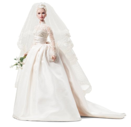 Barbie T7942 - Muñeca de coleccionista de Grace Kelly con Vestido de Novia