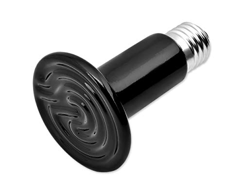 ds. distinctive style DSstyles de cerámica de Calor del emisor de Infrarrojos del emisor Calentador de Bombillas para Mascotas Reptiles AC 220-240V de 100W E27 -Negro ds. distinctive style DSstyles de cerámica de Calor del emisor de Infrarrojos del emisor Calentador de Bombillas para Mascotas Reptiles AC 220-240V de 100W E27 -Negro