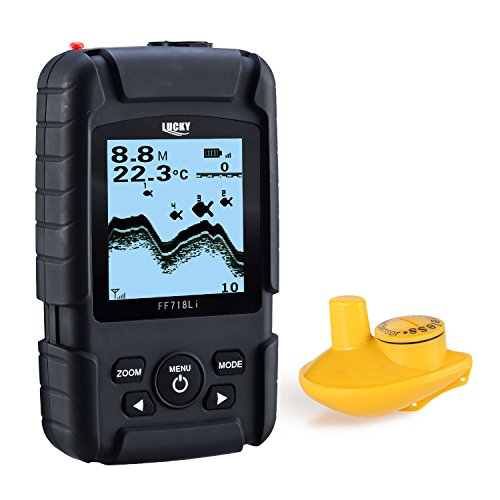 LUCKY Buscador de Peces Real Rastreador de Peces inalámbrico Monitor Sonar Buscador de Peces Sonar Peces Sonar LUCKY Buscador de Peces Real Rastreador de Peces inalámbrico Monitor Sonar Buscador de Peces Sonar Peces Sonar