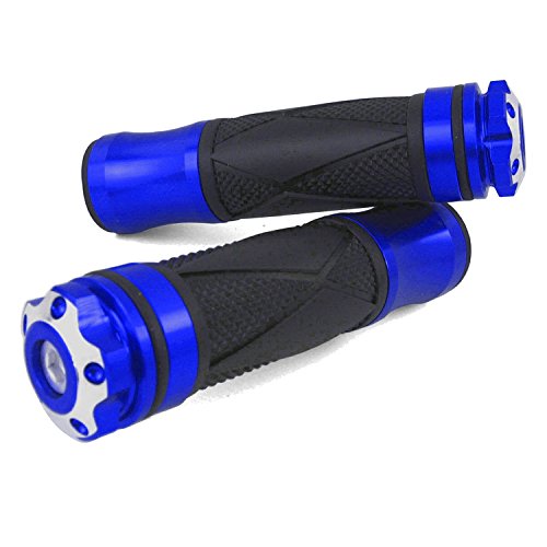 Puños de manillar compatibles con Gilera Runner 50 125 180, SP, Purejet/Gilera DNA (Xtreme/Azul)