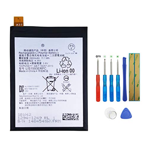 Swark - Batería LIS1593ERPC para Sony Xperia Z5 E6603 E6653, incluye herramientas