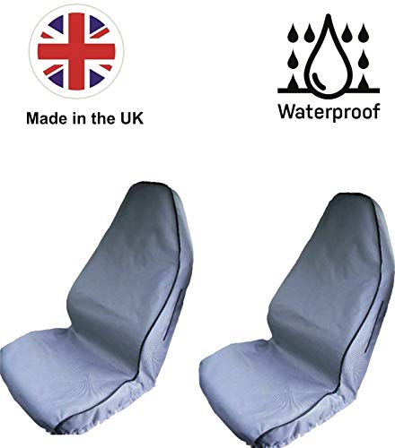 The Urban Company - Fundas de asiento impermeables para Volkswagen Polo Cross (14-17), color gris