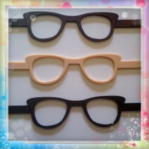 6 gafas de goma eva ideal para fofuchas o cualquier muñeca (Para bolas de 6-7-8 cm)