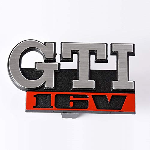 L&U Logotipo GTI 16V Placa Delantero de la Parrilla Parrilla del Emblema del Coche para VW Passat del Polo de Golf MK4 MK5