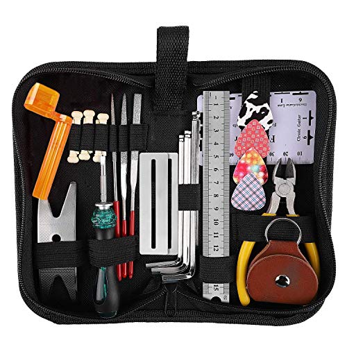YANSHON Cuidado de Guitarra Limpieza y Mantenimiento Guitarra 26PCS Herramientas Guitarra Reparación Guitarra Mantenimiento Accesorios de Limpieza Guitarra, Ukelele Accesorios Guitarra Bass Banjo YANSHON Cuidado de Guitarra Limpieza y Mantenimiento Guitarra 26PCS Herramientas Guitarra Reparación Guitarra Mantenimiento Accesorios de Limpieza Guitarra, Ukelele Accesorios Guitarra Bass Banjo
