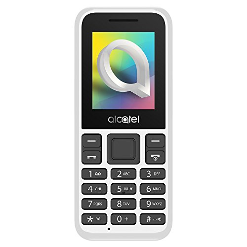 Alcatel 1066D - Telefono móvil de fácil uso, Pantalla de 1.8” QQVGA, 2G, cámara trasera CIF, 4MB de RAM, 4MB de ROM, batería 400mAh (Blanco) Alcatel 1066D - Telefono móvil de fácil uso, Pantalla de 1.8” QQVGA, 2G, cámara trasera CIF, 4MB de RAM, 4MB de ROM, batería 400mAh (Blanco)