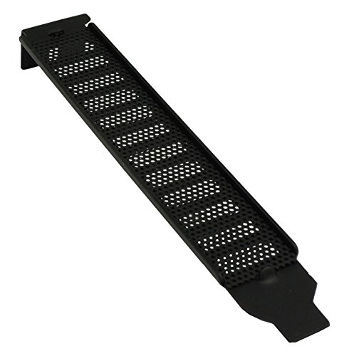 GELID SOLUTIONS SL-PCI-01-A Parte Carcasa de Ordenador PCI Slot Cover - Componente (PCI Slot Cover, Acero, Negro, 120,5 mm, 21,7 mm, 15,6 mm)