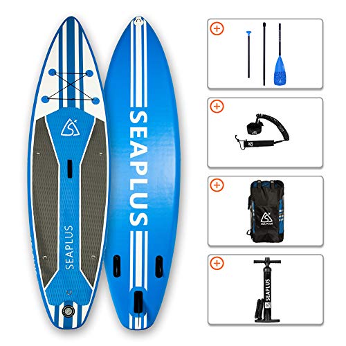 Paddle Surf Hinchable Tabla Stand Up Paddle Board Rígida Doble Capa con Accesorios de Remo de Carbono/Inflador/Leash/Mochila, Carga hasta 140 Kg, Legend 10’6”*32”*6” Paddle Surf Hinchable Tabla Stand Up Paddle Board Rígida Doble Capa con Accesorios de Remo de Carbono/Inflador/Leash/Mochila, Carga hasta 140 Kg, Legend 10’6”*32”*6”