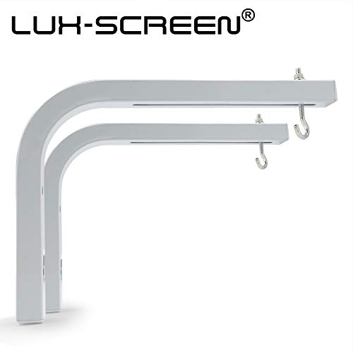 Soporte de Pared para Pantalla de proyección Luxscreen Manual o eléctrica, Formato Universal, Longitud 28cm, fácil Montaje Soporte de Pared para Pantalla de proyección Luxscreen Manual o eléctrica, Formato Universal, Longitud 28cm, fácil Montaje