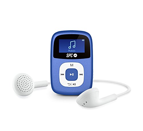 SPC Sparrow Reproductor MP3 con Radio FM y Pantalla Iluminada, 4 GB