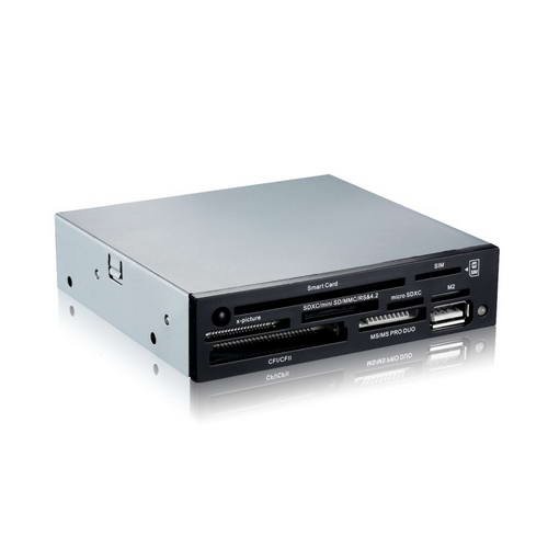 Tooq TQR-202B - Lector Interno de Tarjetas de Memoria y DNI electrónico (DNIe, SIM, CF, MS, SD, SDHC, microSDHC, X-Memory, TF (Micro SD) y M2), 3.5", USB 2.0, Color Negro, chasis metalico, 480Mbps. Tooq TQR-202B - Lector Interno de Tarjetas de Memoria y DNI electrónico (DNIe, SIM, CF, MS, SD, SDHC, microSDHC, X-Memory, TF (Micro SD) y M2), 3.5", USB 2.0, Color Negro, chasis metalico, 480Mbps.