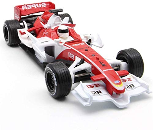 XIUYU Modelo de Coche F1 Racing Fórmula Infantil Coche Tire de Coches de Juguete Nuevo Coche de aleación Modelo de Coche de Renault aleación Coche Deportivo (Color: Rojo) hsvbkwm (Color: Rojo)