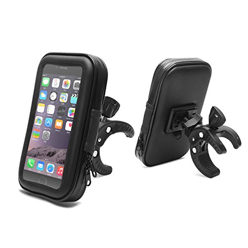 AEMIAO Soporte Móvil Bicicleta - 360 Grados Rotación Soporte Móvil Bici Impermeable Manillar de la Motocicleta Soporte Universal Soporte Movil para Moto para Teléfonos 5,3 a 6,2" GPS y Otros AEMIAO Soporte Móvil Bicicleta - 360 Grados Rotación Soporte Móvil Bici Impermeable Manillar de la Motocicleta Soporte Universal Soporte Movil para Moto para Teléfonos 5,3 a 6,2" GPS y Otros
