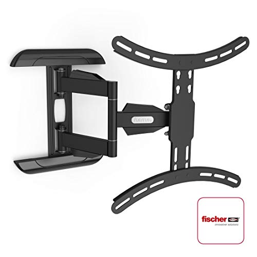 Hama 118619 - Soporte de pared para televisores, para diagonales de pantalla de 81-165 cm (32-65"), max 35 kg, color negro