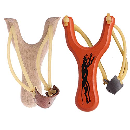 Knowing Tirachinas Madera, 2 Piezas Catapulta de Madera Aire Libre, Tirachinas de Camping Duradero, Tirachinas de Madera Hechas a Mano de Alta Velocidad, para Juegos De Catapulta y Niños Adultos Knowing Tirachinas Madera, 2 Piezas Catapulta de Madera Aire Libre, Tirachinas de Camping Duradero, Tirachinas de Madera Hechas a Mano de Alta Velocidad, para Juegos De Catapulta y Niños Adultos