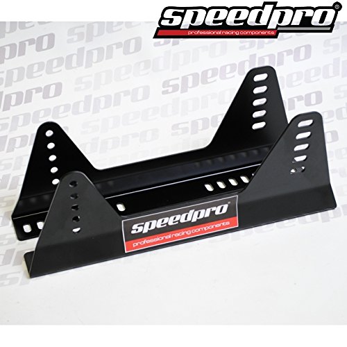 Negro cubo asiento lateral soportes/Soportes omp Sparco Cobra Carrera/Rally/Fia/MSA par – desierto por Speedpro