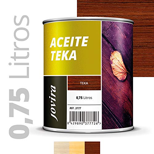 ACEITE TEKA MUEBLES jardín, sillas, mesas, tumbonas, Protección,restauración y cuidado de la madera Teca en intemperie exterio (750ML, TEKA) ACEITE TEKA MUEBLES jardín, sillas, mesas, tumbonas, Protección,restauración y cuidado de la madera Teca en intemperie exterio (750ML, TEKA)