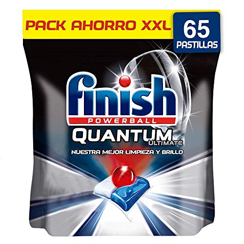 Finish Powerball Quantum Ultimate, pastillas para el lavavajillas - 65 unidades