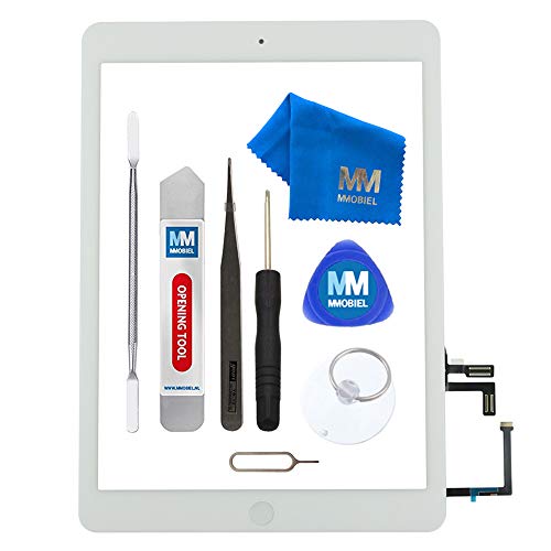 MMOBIEL - Digitalizador Compatible con iPad Air (9,7 Pulgadas, Pantalla táctil Frontal, Incluye Herramientas), Color Blanco